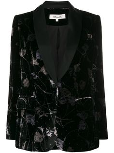 DVF Diane von Furstenberg блейзер с цветочным узором