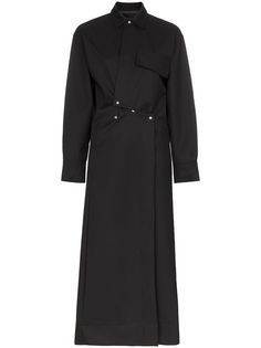 Markoo платье миди на пуговицах с воротником