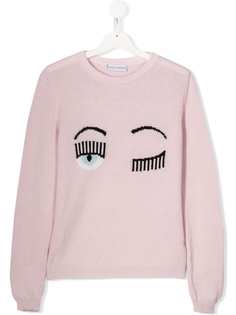 Chiara Ferragni Kids джемпер Flirting Eye