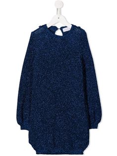 Le Gemelline By Feleppa трикотажное платье с блестками