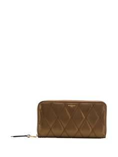 Givenchy стеганый кошелек с эффектом металлик