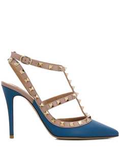 Valentino Valentino Garavani contrast Rockstuck pumps