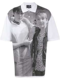 Raf Simons X Fred Perry photograph print polo shirt