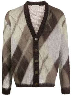 Paura кардиган Horace с узором аргайл