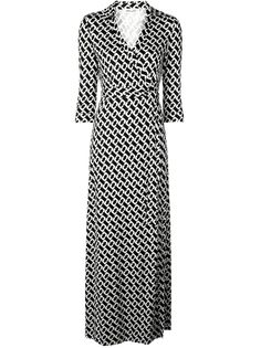 Diane von Furstenberg платье с запахом и принтом