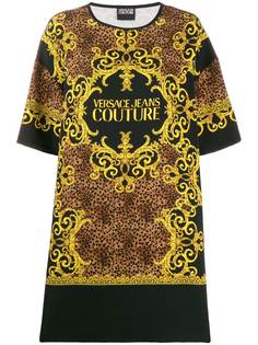 Versace Jeans Couture платье-футболка с принтом Baroque