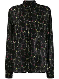 Junya Watanabe блузка с цветочным принтом