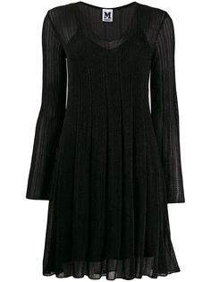 M Missoni длинное платье в рубчик без рукавов