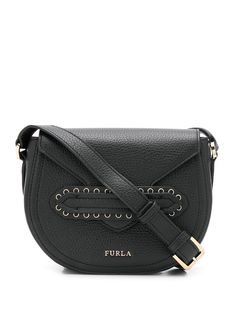 Furla сумка через плечо из зернистой кожи с логотипом