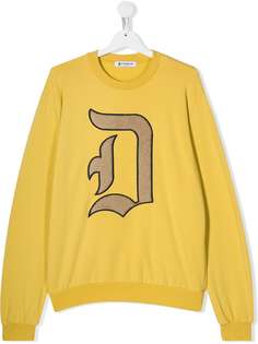 Dondup Kids толстовка с нашивкой D