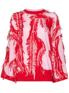 i-am-chen джемпер с бахромой