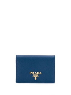 Prada картхолдер из сафьяновой кожи