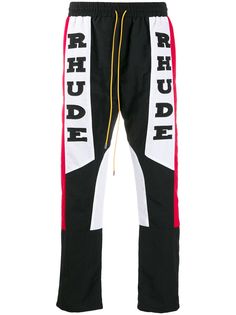 Rhude спортивные брюки с логотипом