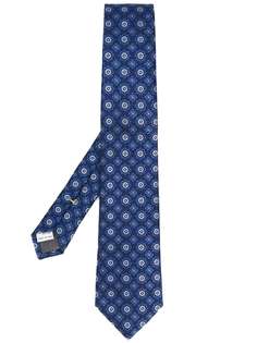 Canali галстук с принтом