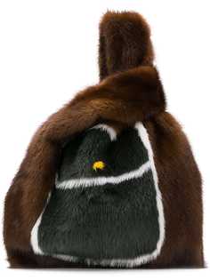 Simonetta Ravizza Furrissima pocket tote bag