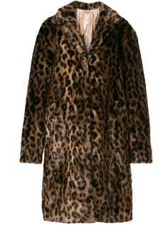 Nº21 пальто оверсайз с леопардовым принтом