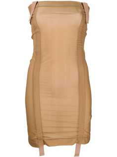 Charlotte Knowles платье Skinn без бретелей