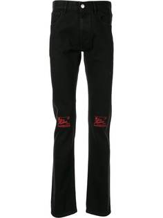 Raf Simons джинсы кроя слим с логотипом