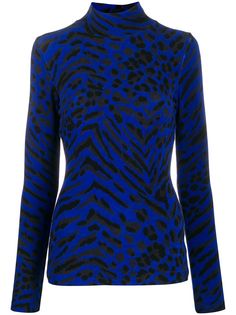 Blumarine джемпер Maglia с анималистичным узором