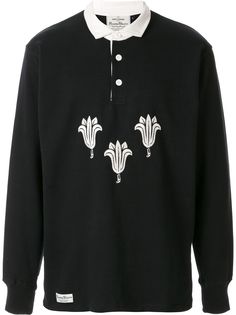 ROWING BLAZERS рубашка-регби с вышивкой