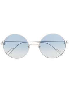 Cartier Eyewear круглые солнцезащитные очки с градиентными линзами