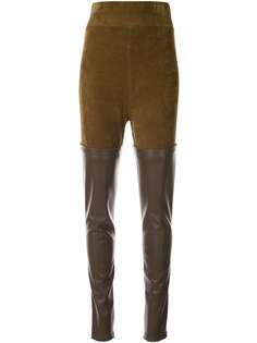 Muller Of Yoshiokubo легинсы со вставками