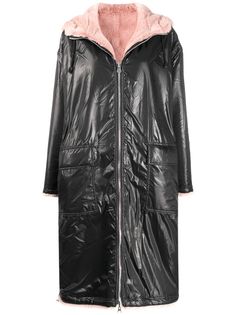 STAND STUDIO пальто на молнии с контрастной подкладкой