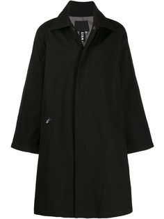Liam Hodges однобортное пальто в стиле колор-блок