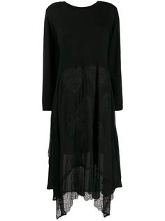 Twin-Set ярусное платье-джемпер