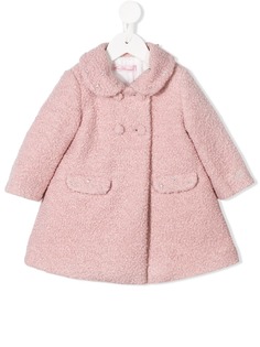 Miss Blumarine фактурное двубортное пальто