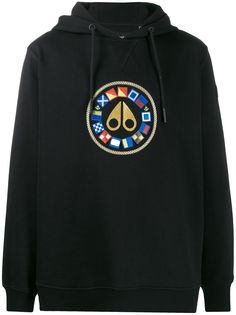 Moose Knuckles худи Lake Winnipeg с вышивкой