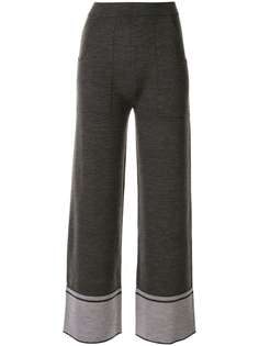 PortsPURE трикотажные брюки с контрастными манжетами