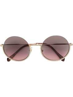 Miu Miu Eyewear MIU MIU SMU69UEZVN FE146 LENSGRIG SFUM ALAB Metals & Alloys->metal