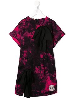 Nº21 Kids платье с принтом тай-дай
