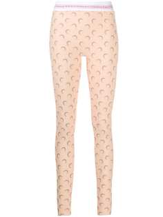 Marine Serre Iconic logo-print leggings