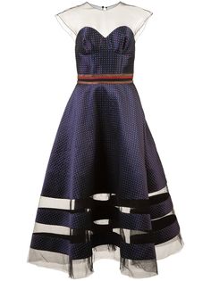 Sachin & Babi расклешенное платье Joanna