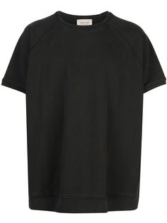 Fear Of God logo patch short-sleeved sweatshirt