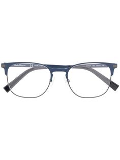 Salvatore Ferragamo Eyewear очки в квадратной оправе с логотипом