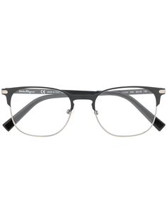 Salvatore Ferragamo Eyewear очки в квадратной оправе с логотипом