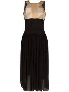 Duran Lantink quilted panel midi dress