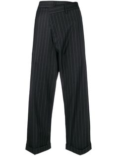 R13 crossover cropped trousers