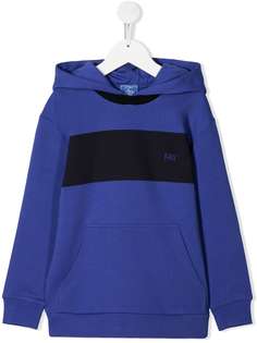 Fay Kids худи с контрастным логотипом