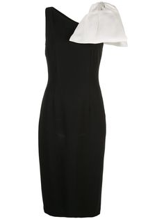 Sachin & Babi one shoulder bow dress