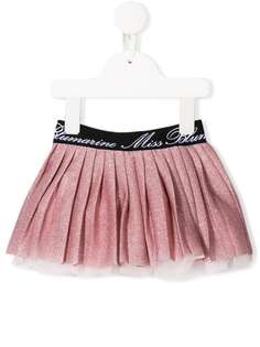 Miss Blumarine пышная плиссированная юбка с блестками