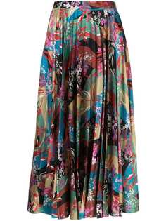 Sachin & Babi floral print pleated skirt