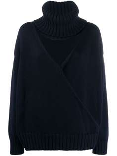 Monse джемпер с высоким воротником и вырезом