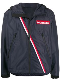 Moncler спортивная куртка с контрастными полосками