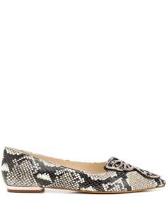 Sophia Webster балетки Butterly с тиснением под змеиную кожу