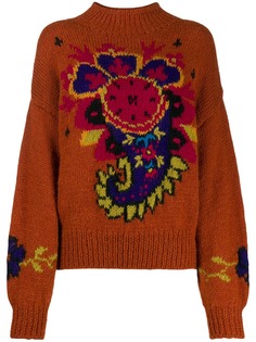 A.N.G.E.L.O. Vintage Cult джемпер 1980-х годов Byblos с узором пейсли вязки интарсия