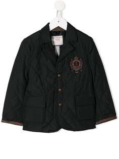 Lapin House пуховик с вышитым логотипом